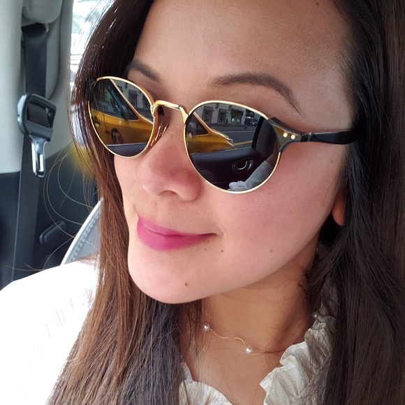 Last one❤ New CELINE Paris Gold Sunglasses Round - Picture 3 of 8